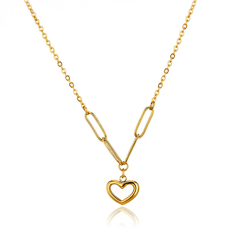 White Heart Pendant