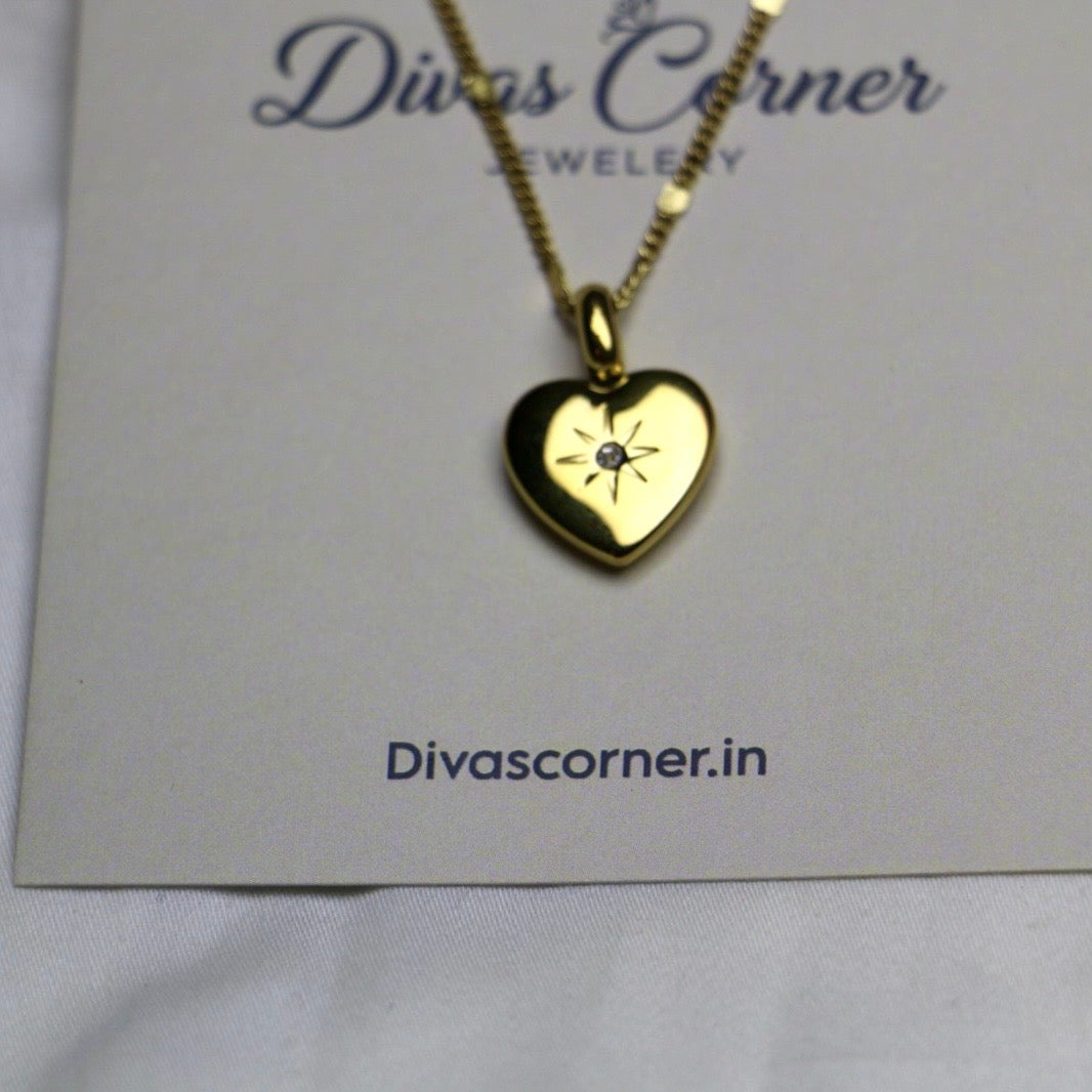 Star Heart Pendant
