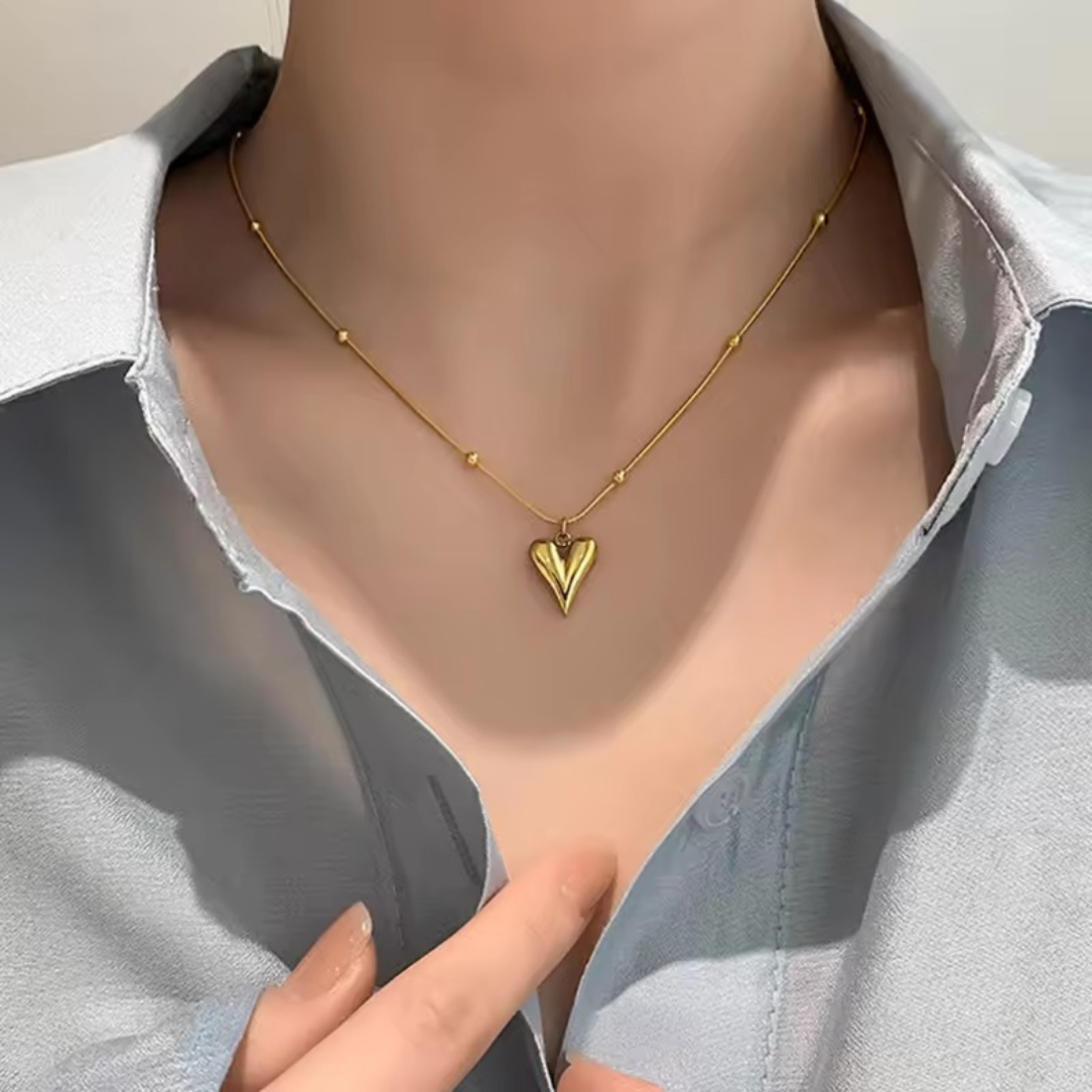 Golden Heart Pendant