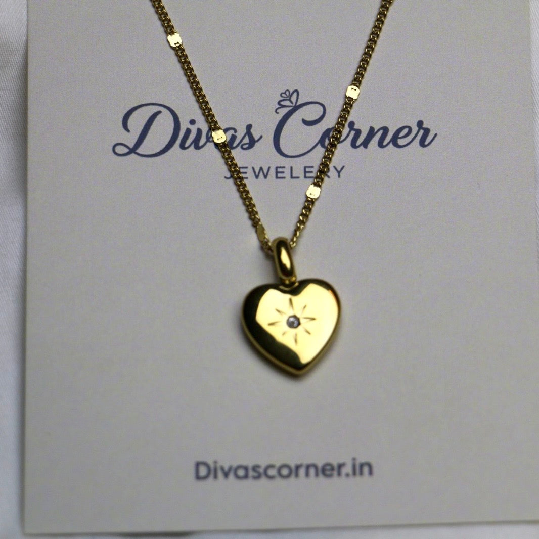 Star Heart Pendant