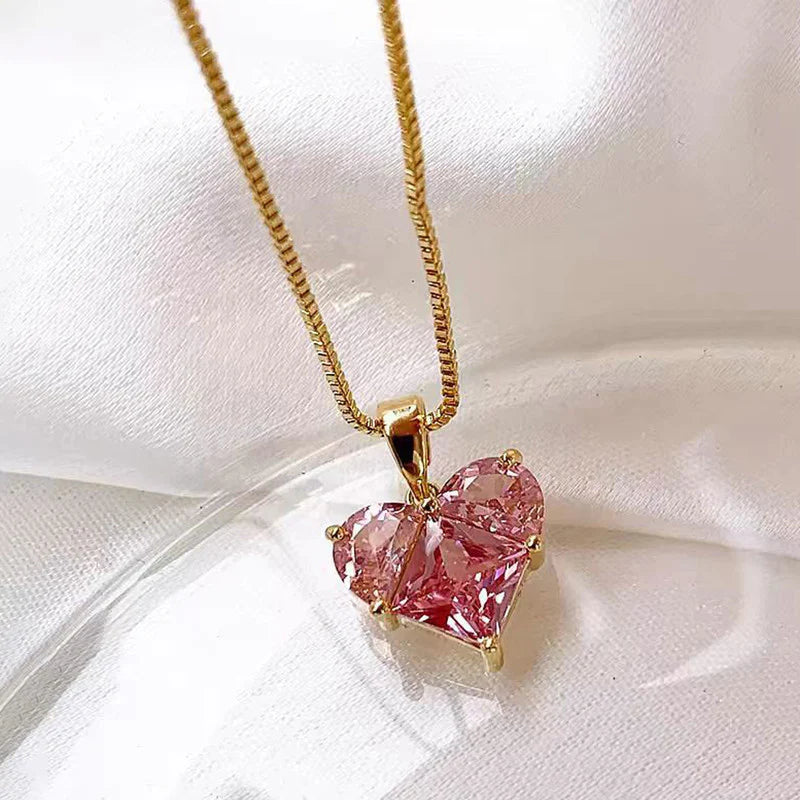 Pink Heart Pendant