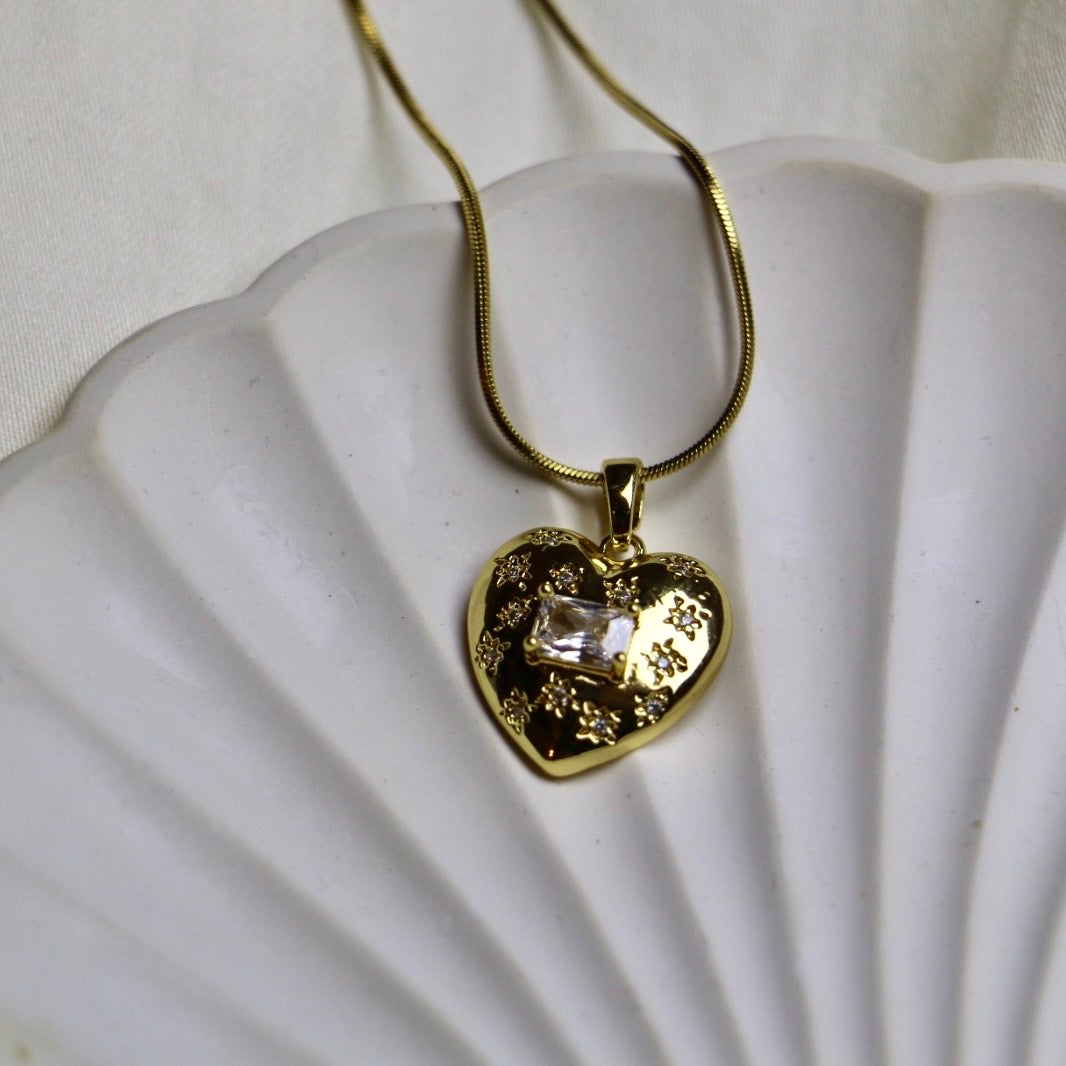 White Stone Heart