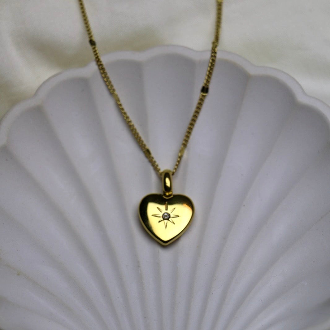 Star Heart Pendant