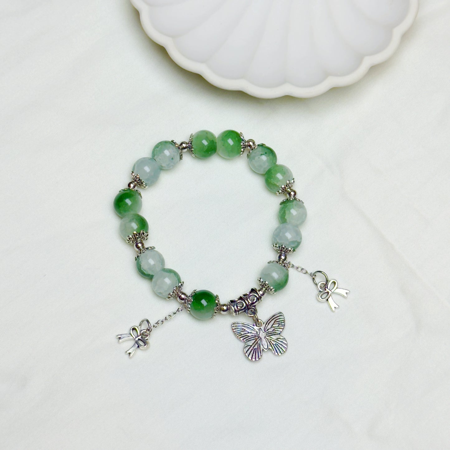 Green Bead bracelet