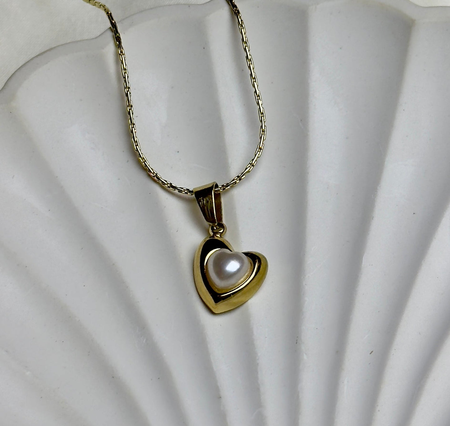 Pearl Heart Pendant