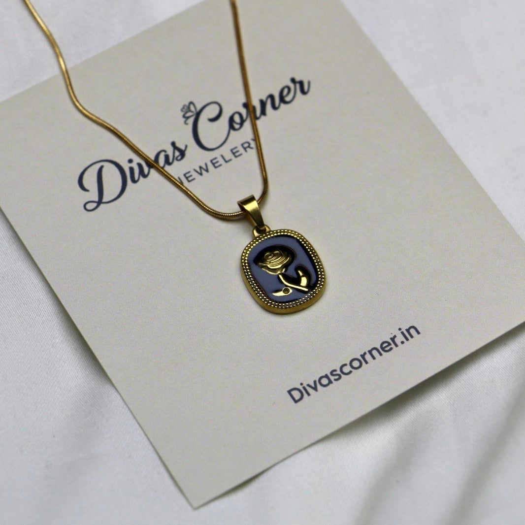 Black Rose Pendant