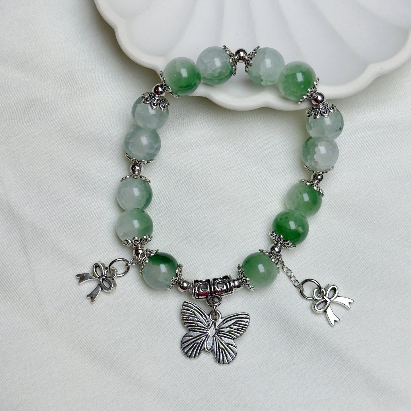 Green Bead bracelet