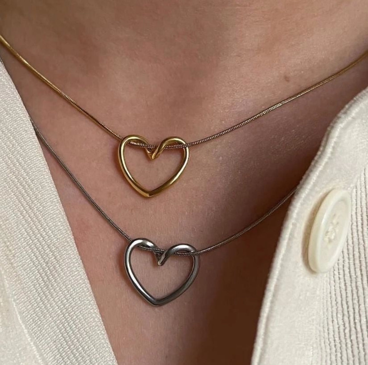 Minimal Heart Pendant