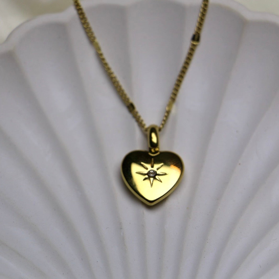 Star Heart Pendant