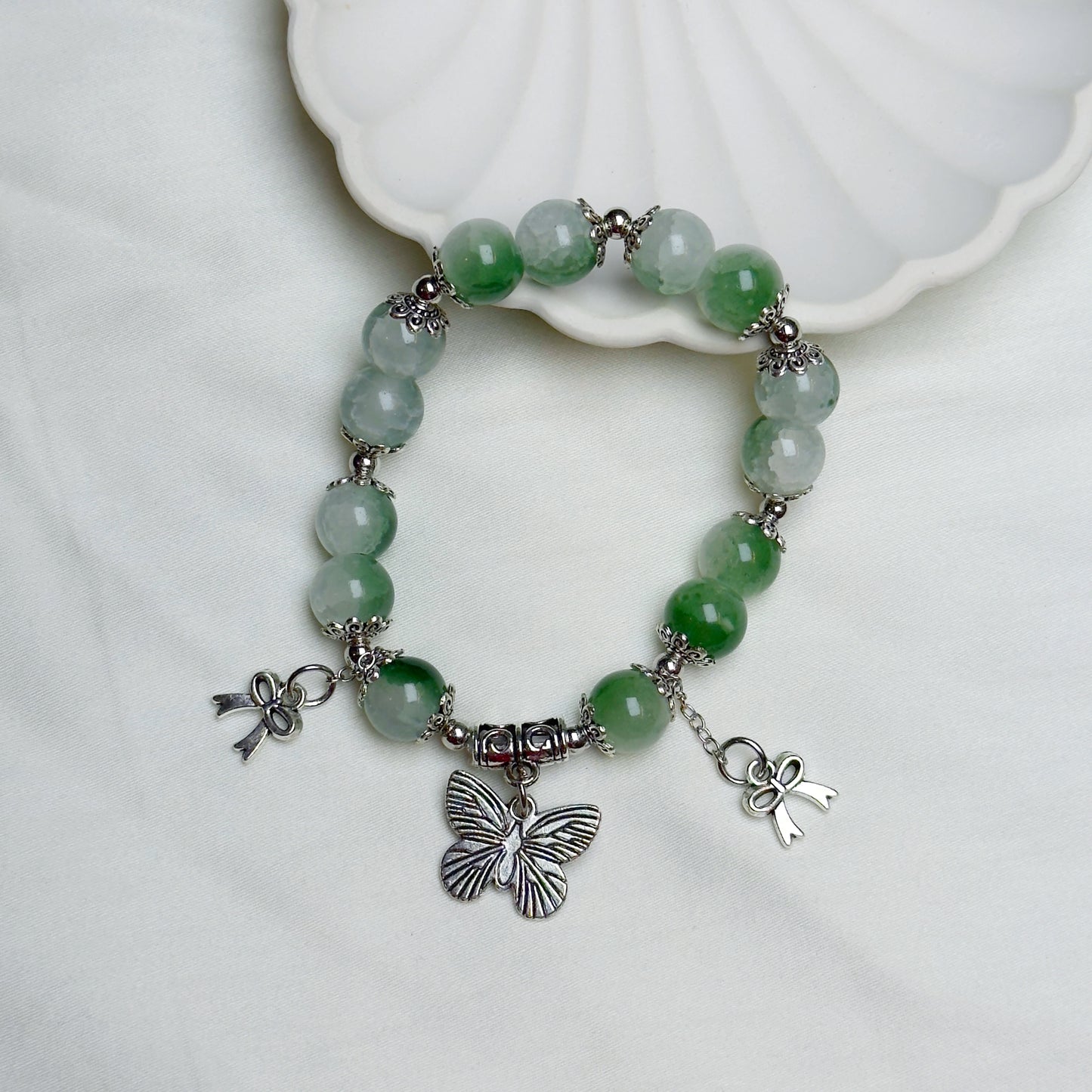 Green Bead bracelet
