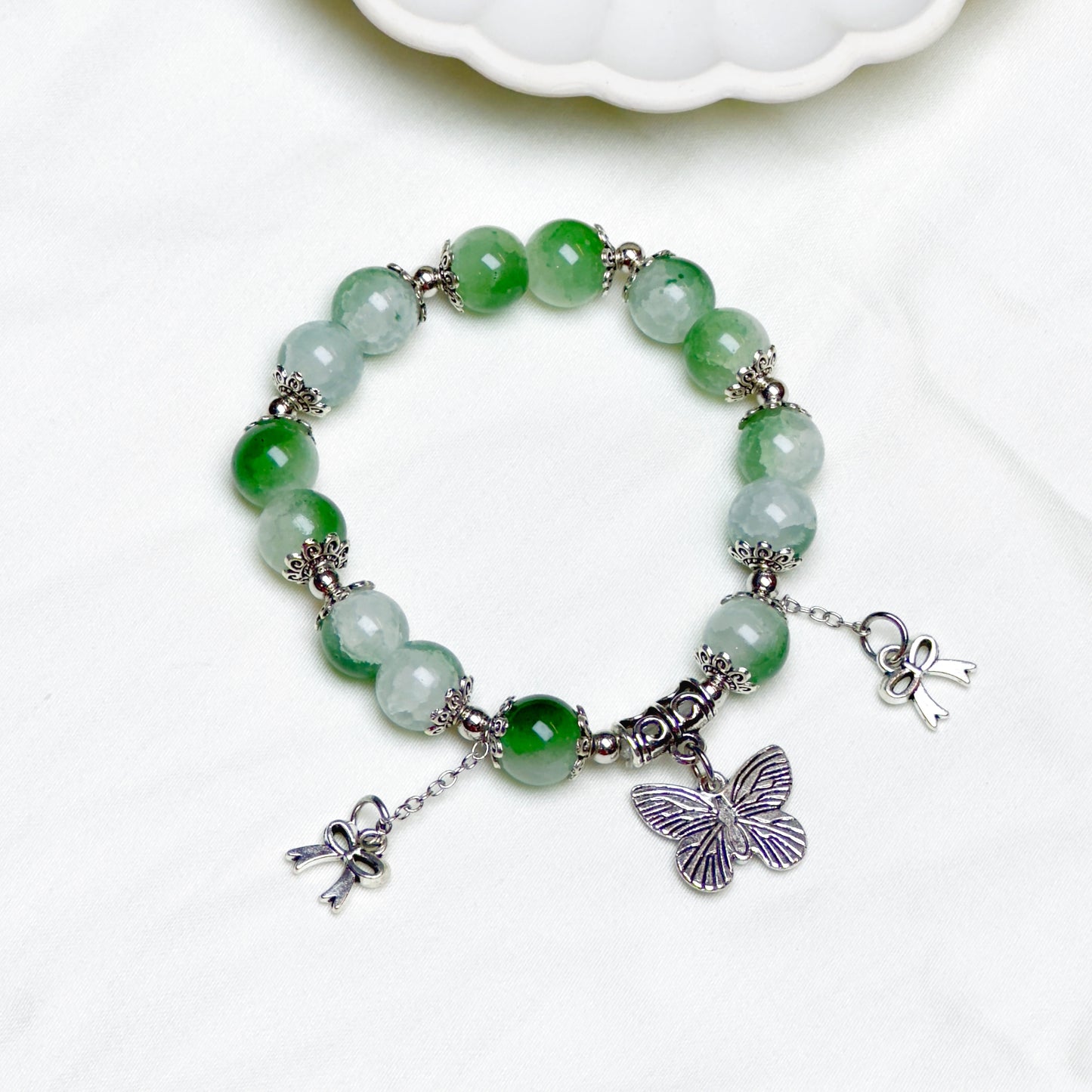 Green Bead bracelet