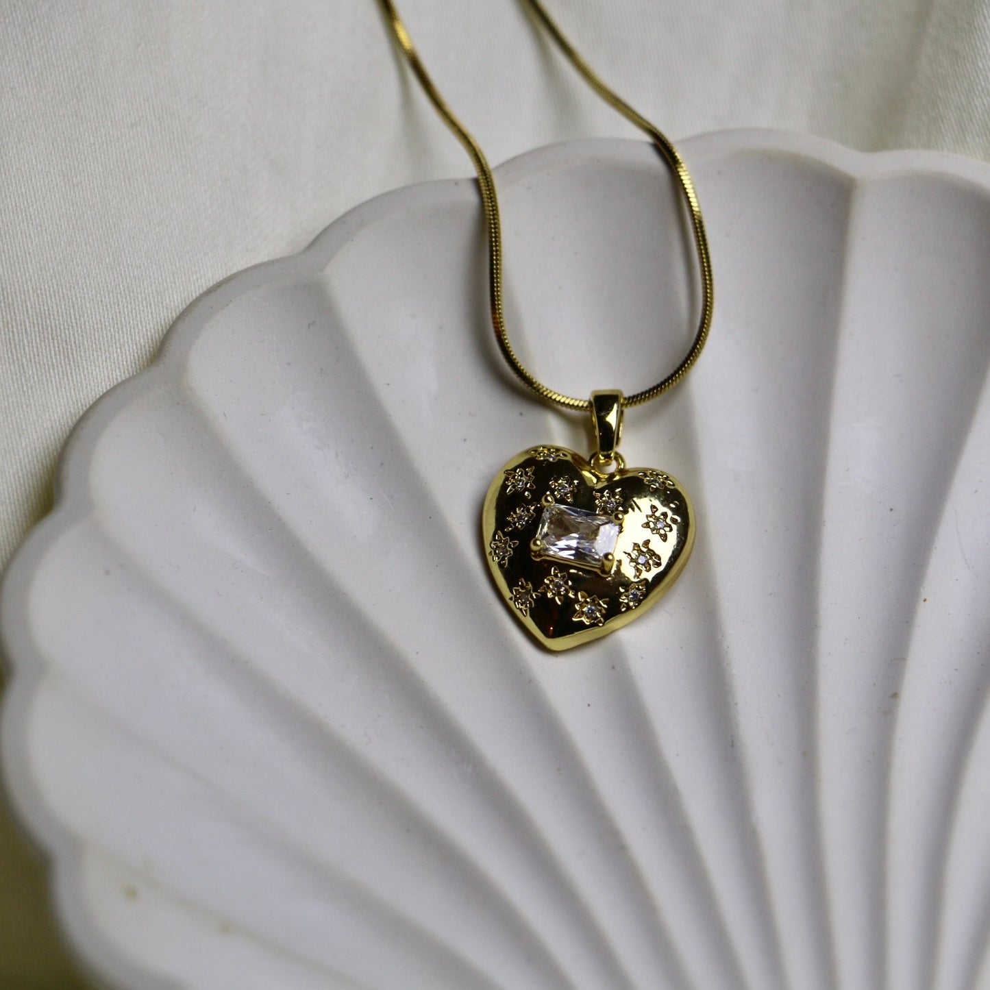 White Stone Heart