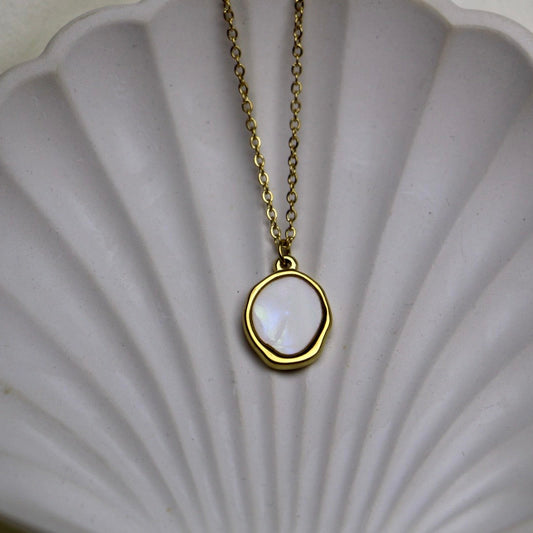 White Mirror Pendant