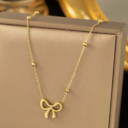 Minimal Bow Pendant