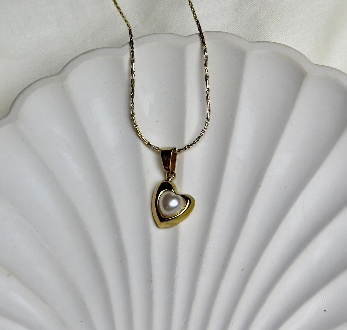 Pearl Heart Pendant