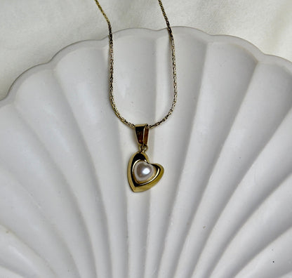 Pearl Heart Pendant