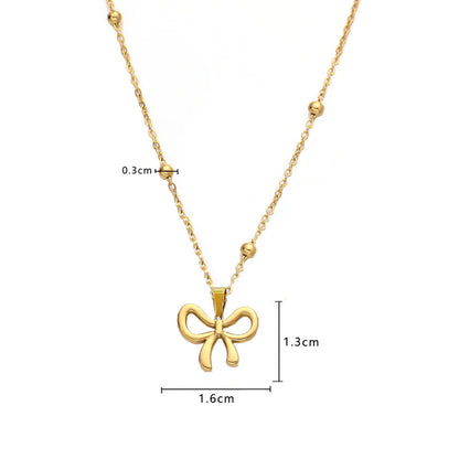 Minimal Bow Pendant