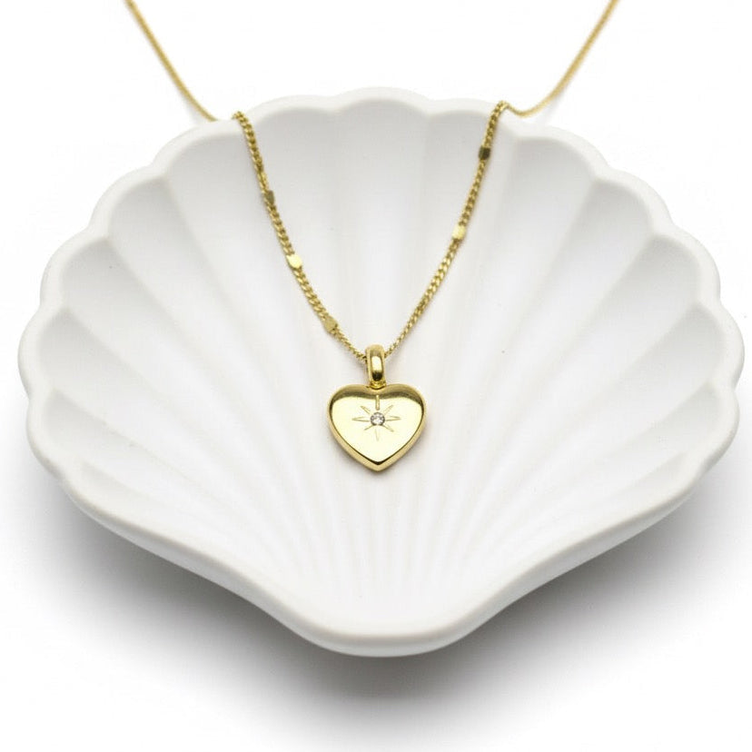 Star Heart Pendant