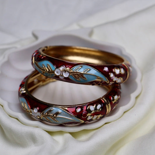 Maroon Bangles