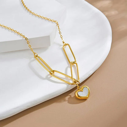 White Heart Pendant
