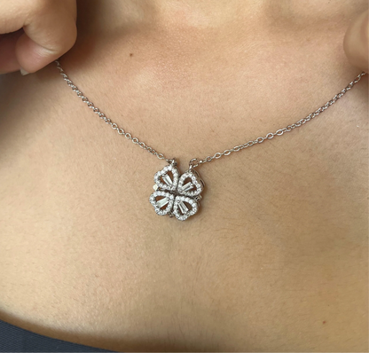 Silver 4xheart Pendant