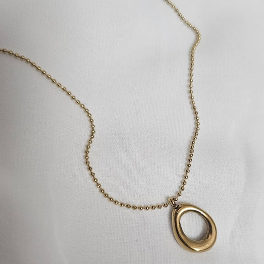Ova Golden Pendant