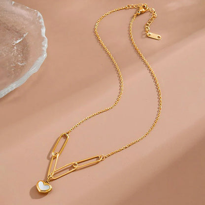 White Heart Pendant