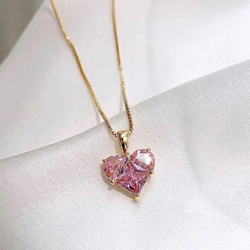 Pink Heart Pendant