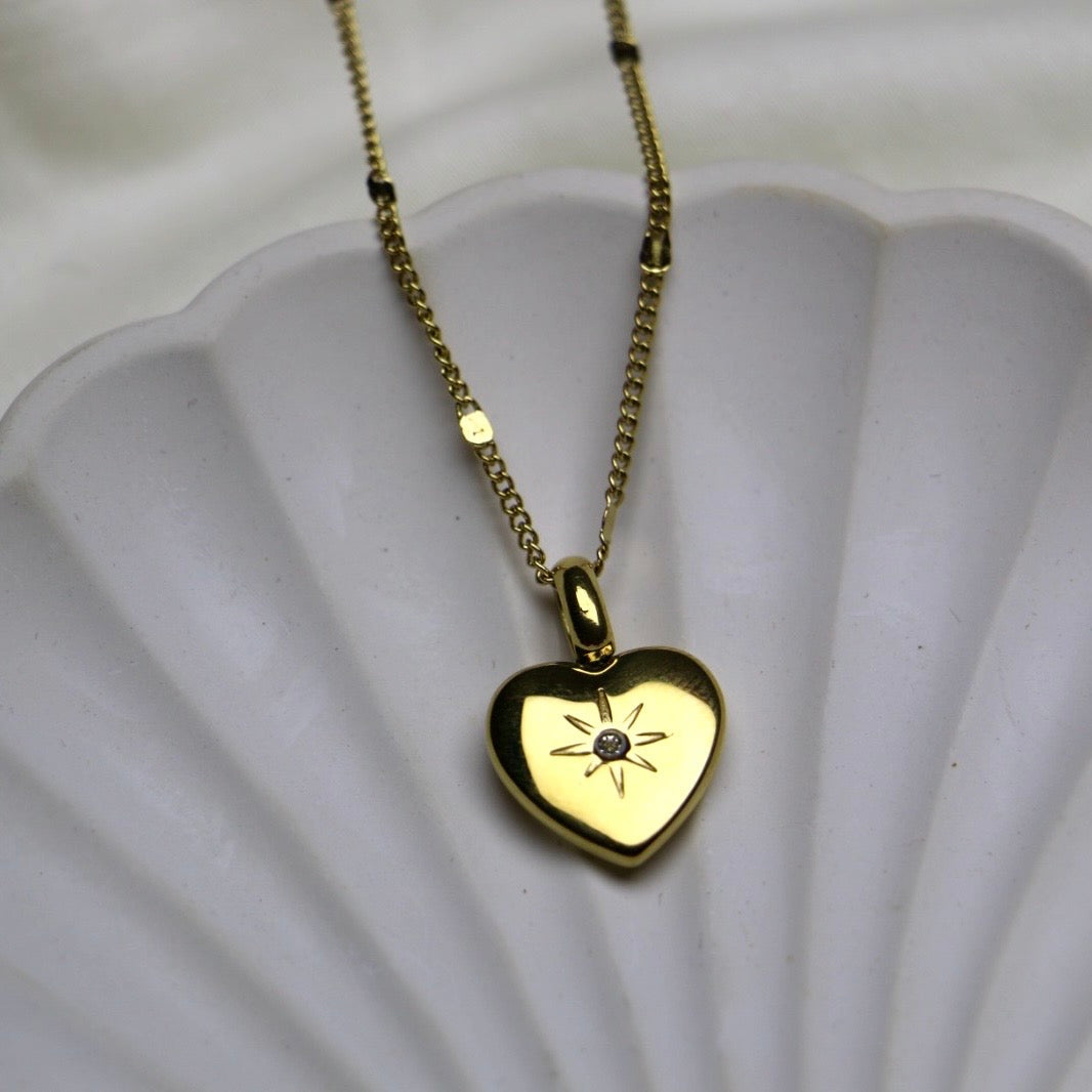 Star Heart Pendant