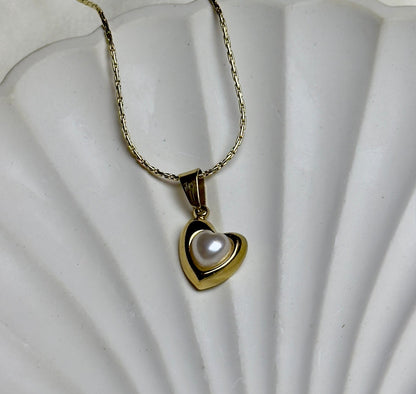 Pearl Heart Pendant