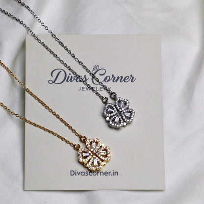 Golden 4xheart Pendant ( Magnetic )