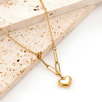 White Heart Pendant