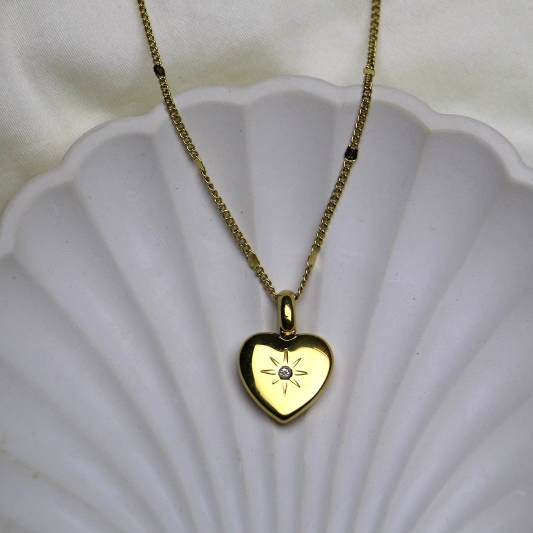 Star Heart Pendant