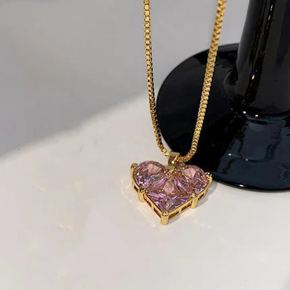 Pink Heart Pendant