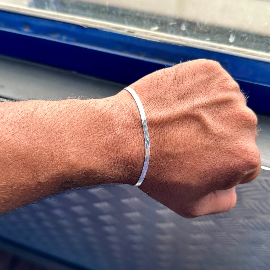 Silver Snake Chain Bracelet