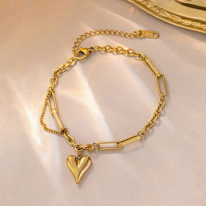 Golden Heart Bracelet