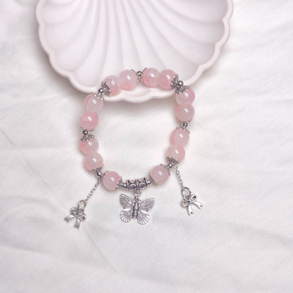 Pink Bead Bracelet