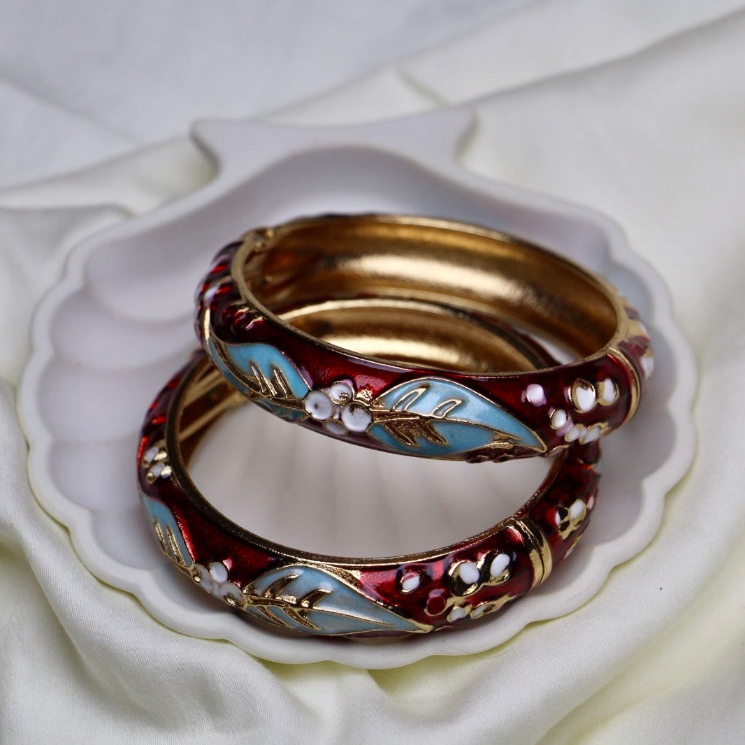 Maroon Bangles