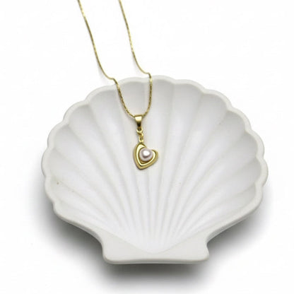 Pearl Heart Pendant