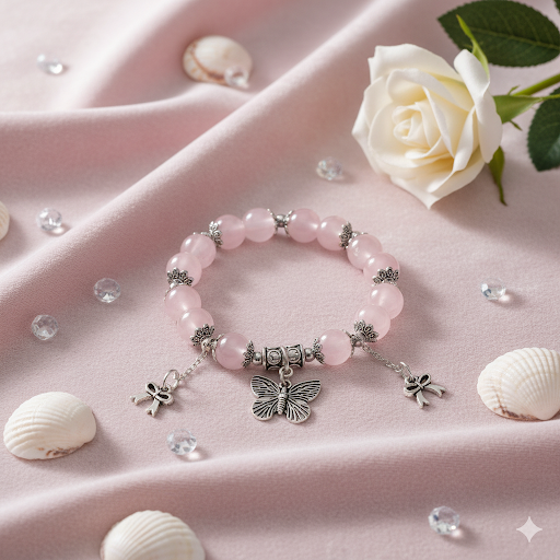 Pink Bead Bracelet