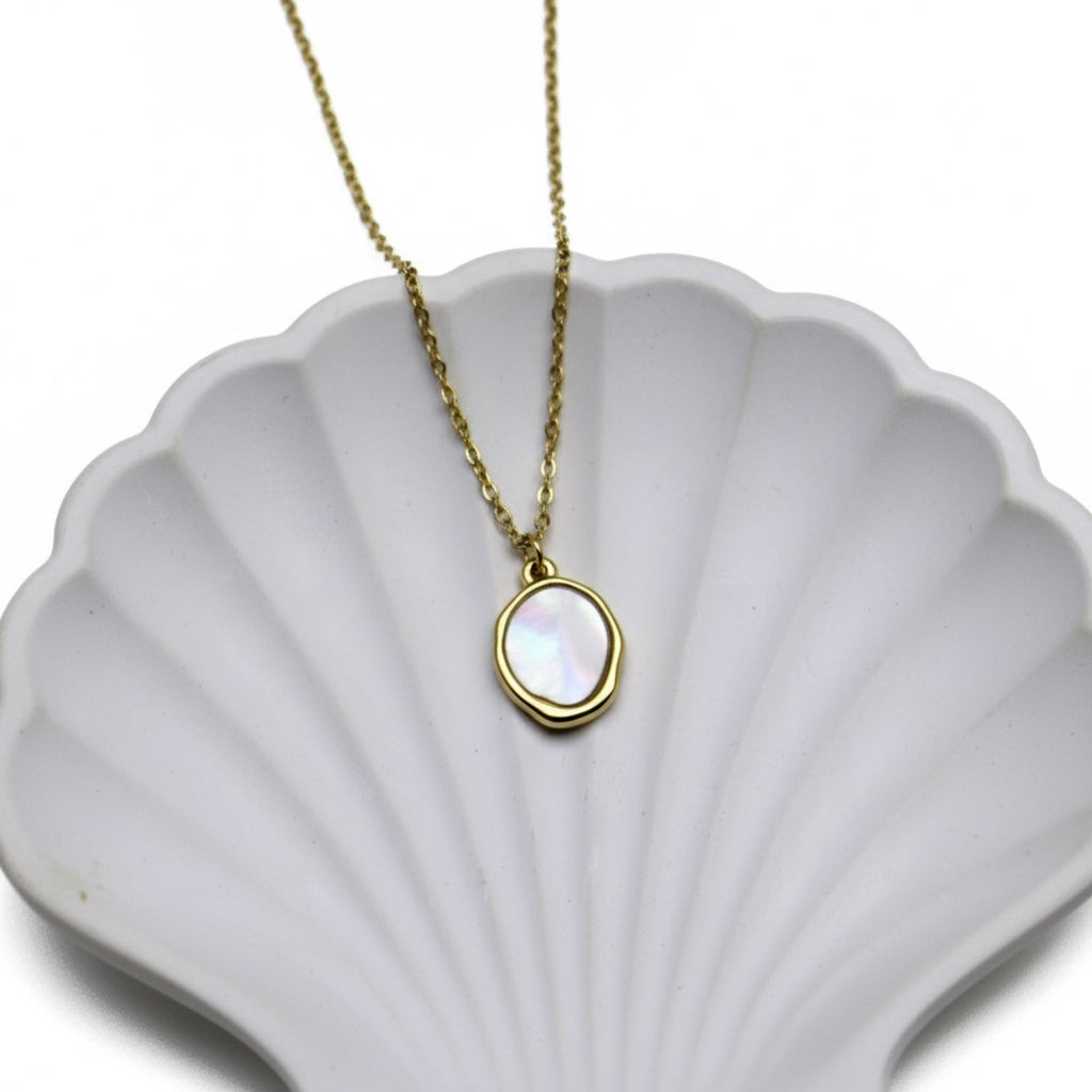 White Mirror Pendant