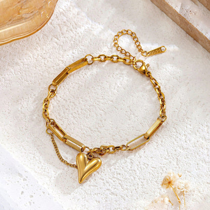 Golden Heart Bracelet