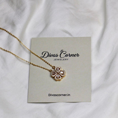 Golden 4xheart Pendant ( Magnetic )