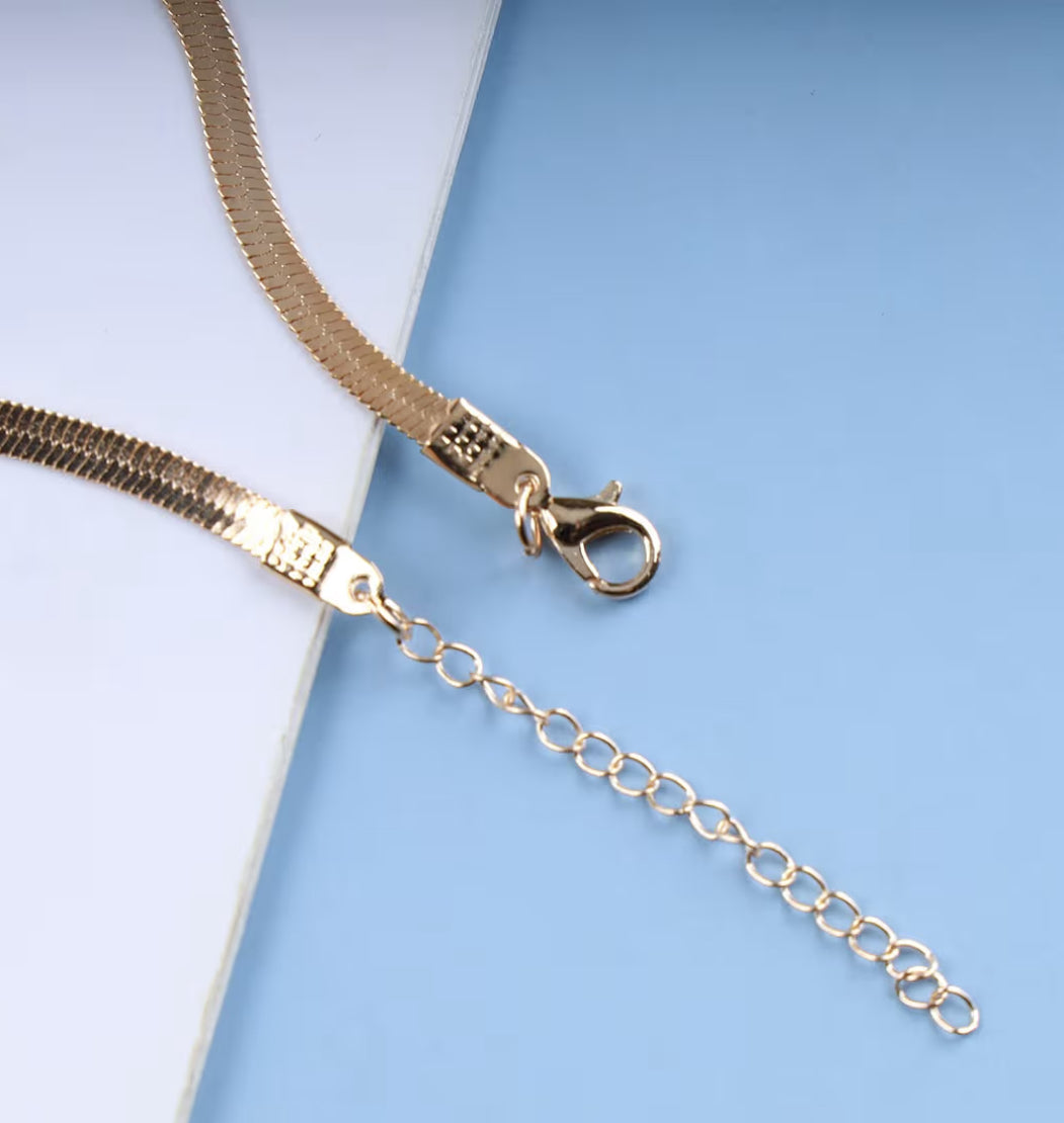 Golden Snake Chain Bracelet