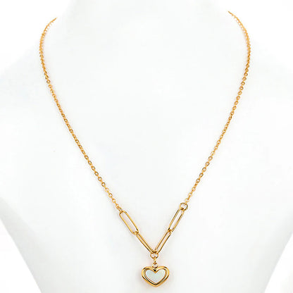 White Heart Pendant