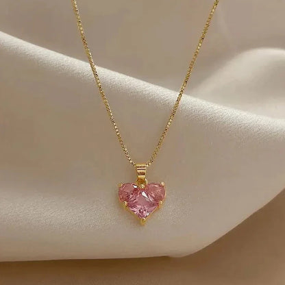 Pink Heart Pendant