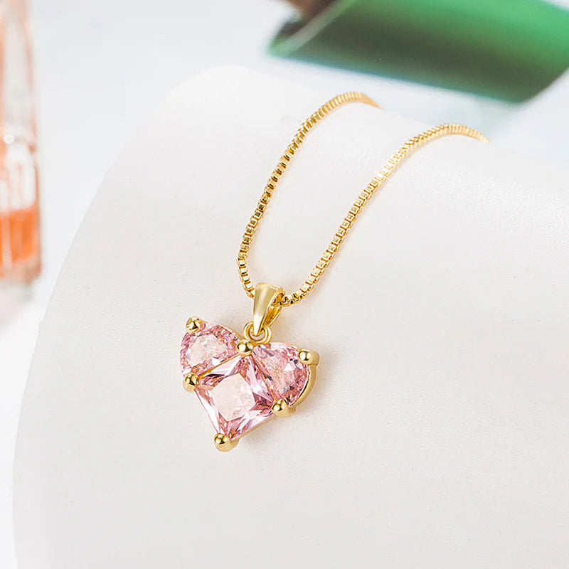 Pink Heart Pendant