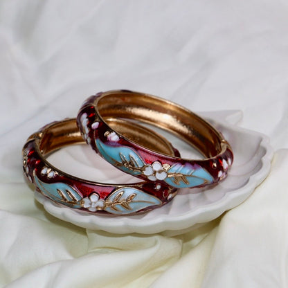 Maroon Bangles